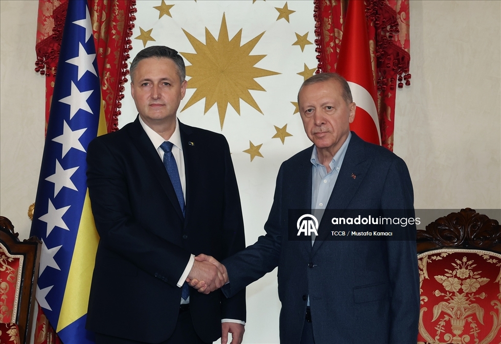 Cumhurbaşkanı Erdoğan, Bosna Hersek Devlet Başkanlığı Konseyi Başkanı Becirovic ile görüştü