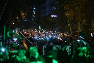 В турецкой столице прошла акция против закрытия мечети «Аль-Акса» со стороны Израиля