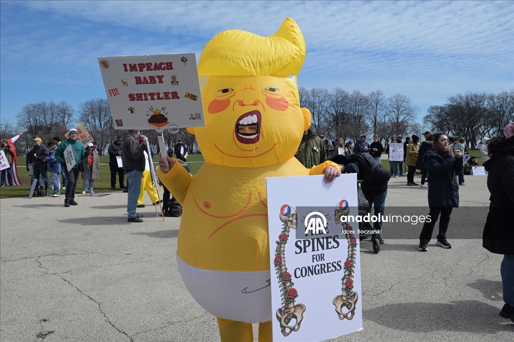 No Kings protest in Chicago against Trump administration