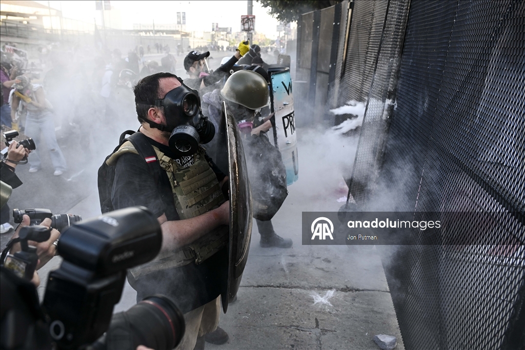 В Лос-Анджелесе прошла акция No Kings («Нет королям»)