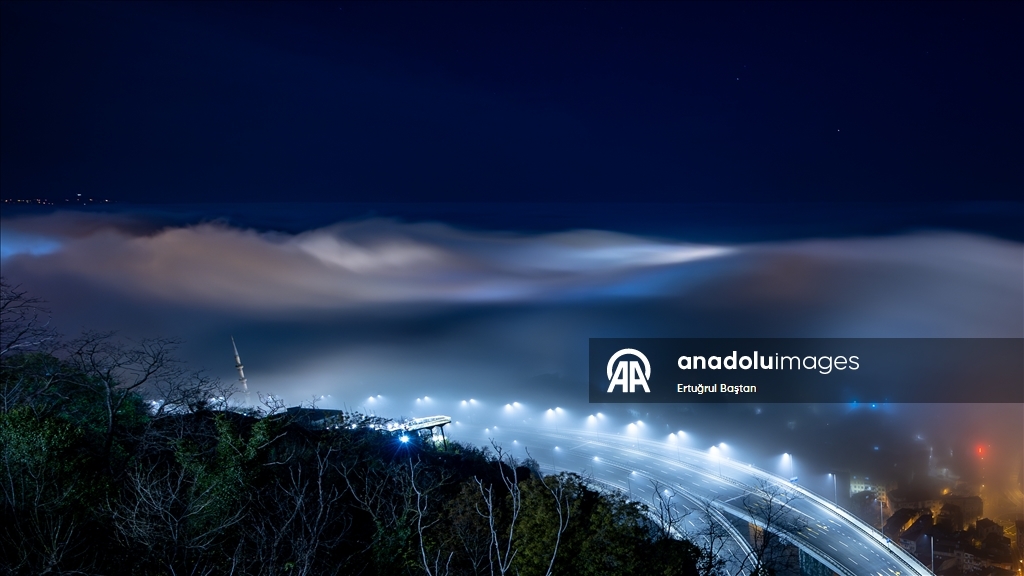 В Трабзоне наблюдается густой туман