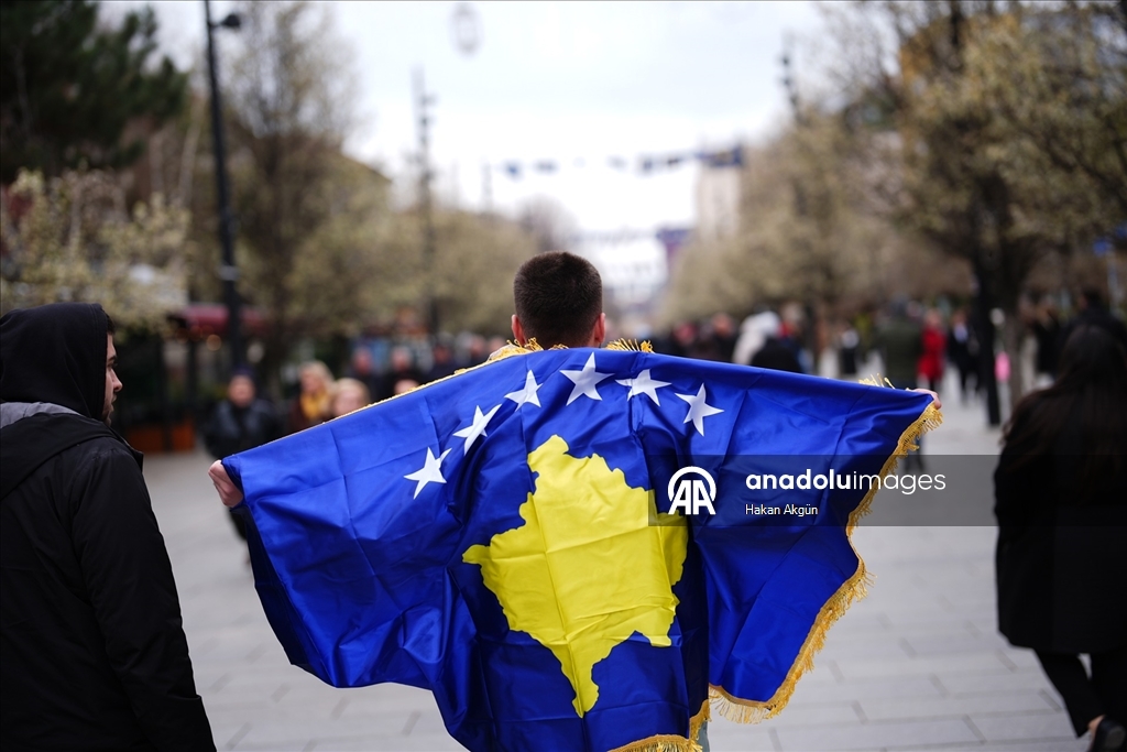 Kosova-Türkiye maçı öncesi Priştine'de heyecan artıyor