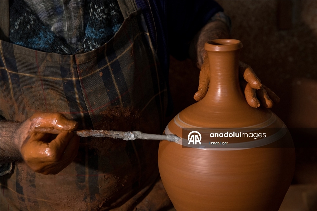 Karacasu’da çömlekçilik geleneği sürdürülüyor