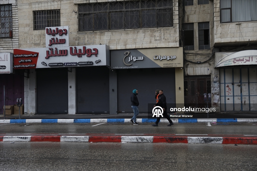 Batı Şeria'da genel grev