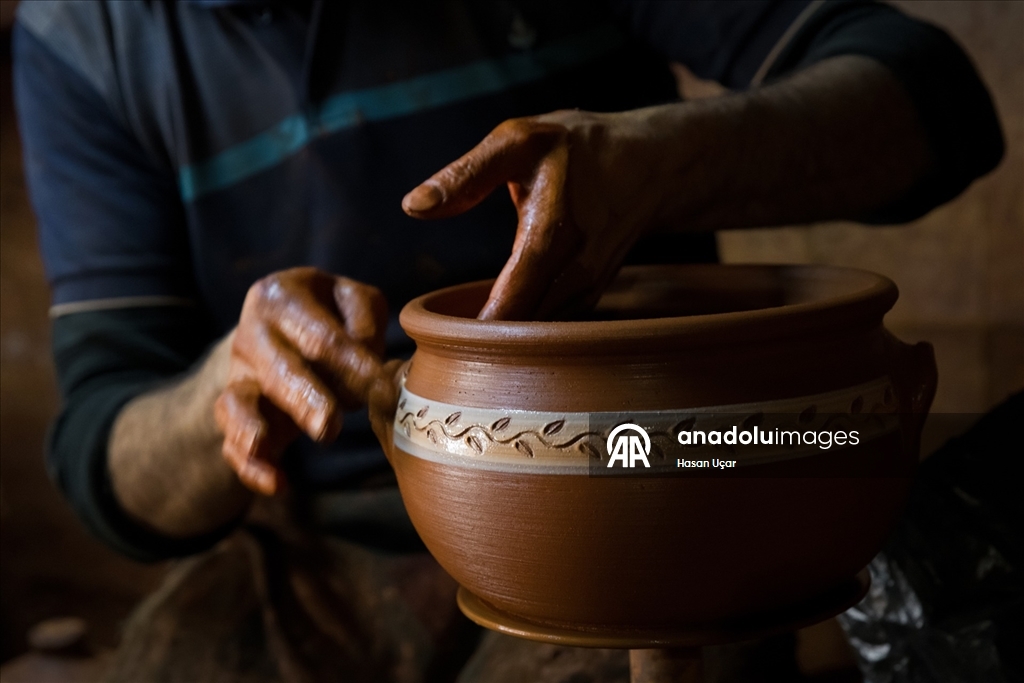 Karacasu’da çömlekçilik geleneği sürdürülüyor