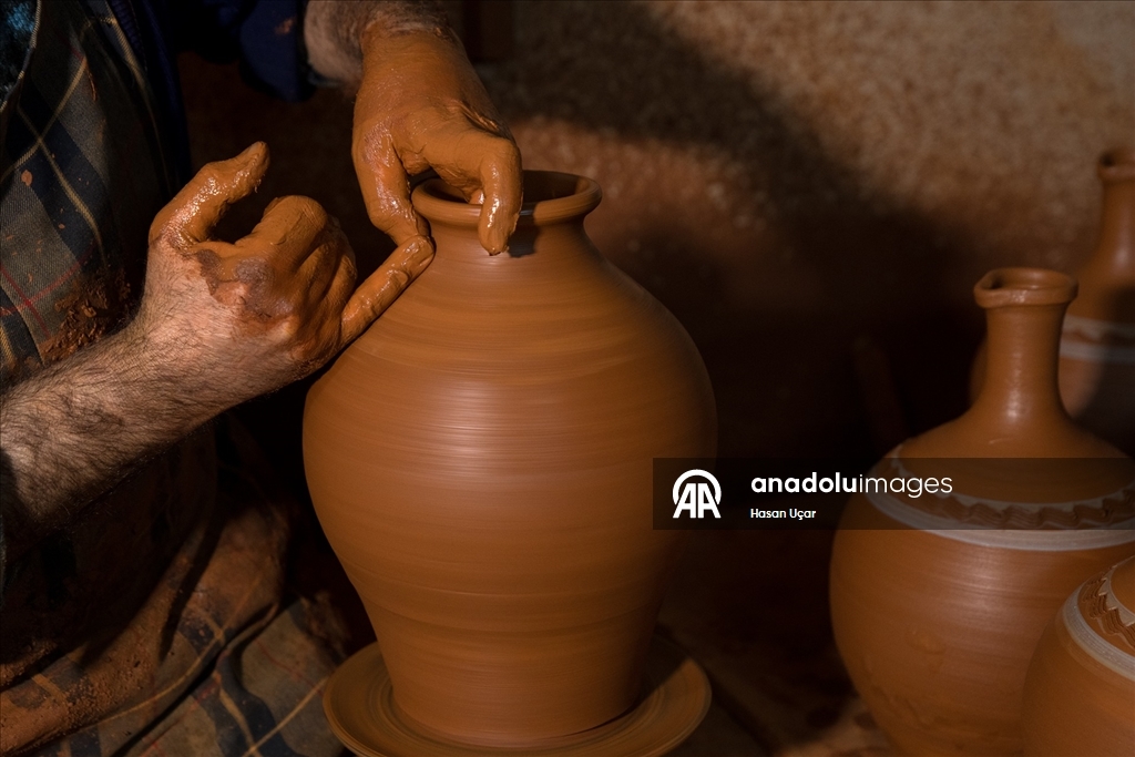 Karacasu’da çömlekçilik geleneği sürdürülüyor
