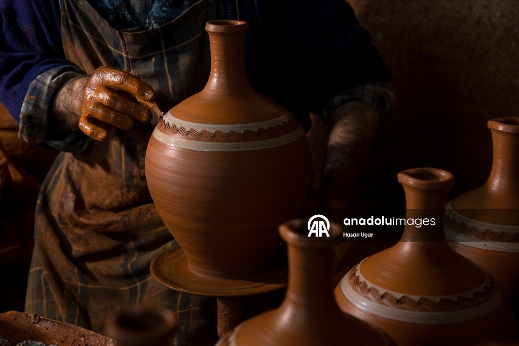 Karacasu’da çömlekçilik geleneği sürdürülüyor