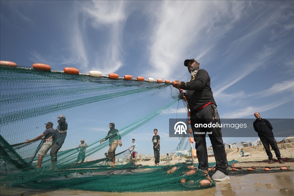 Палестинские рыбаки в Газе продолжают заниматься своим опасным промыслом, несмотря на угрозы 8