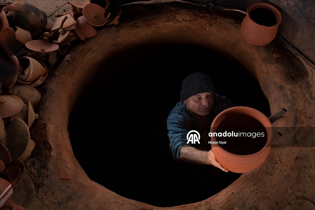 Karacasu’da çömlekçilik geleneği sürdürülüyor
