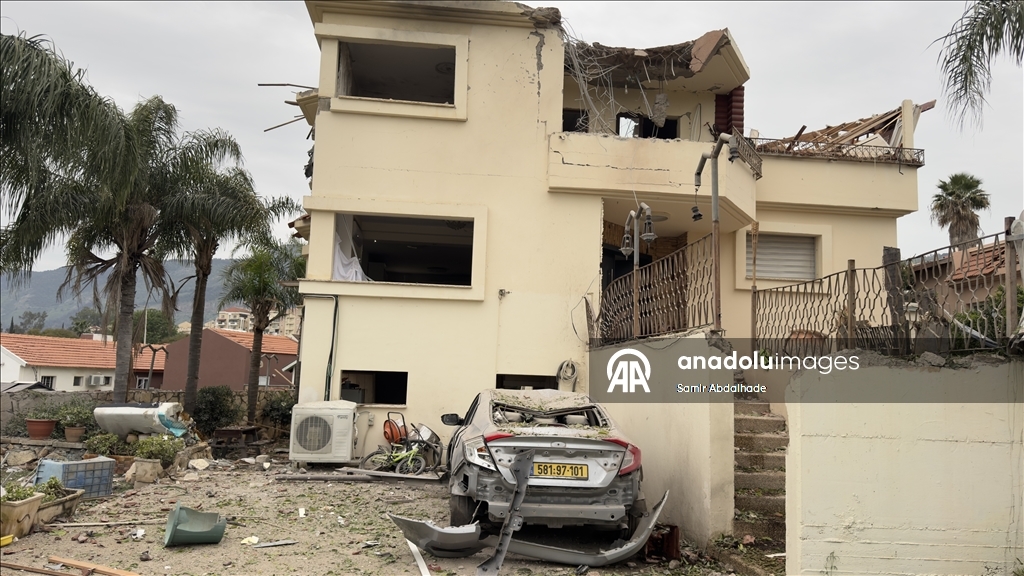 Lübnan'dan atılan roket İsrail'in kuzeyinde hasara yol açtı