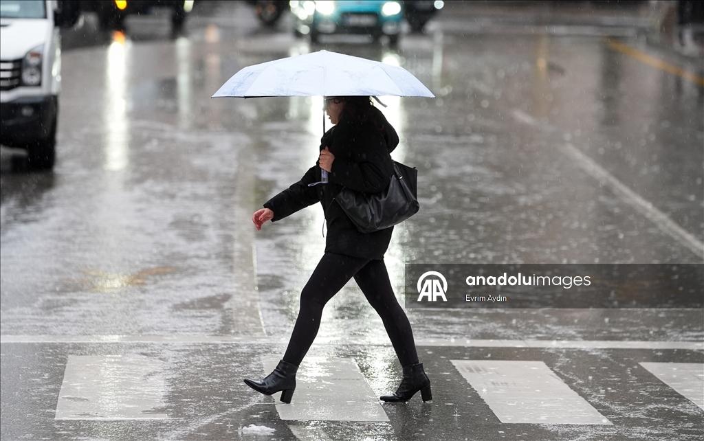 Ankara'da yağmur