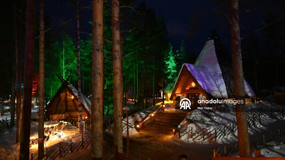 Kuzey Kutup Dairesi'nin üzerinden geçen masalsı Fin kenti