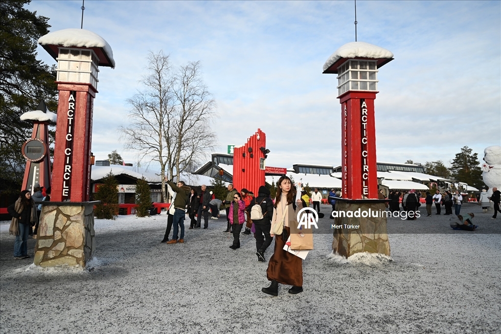 Kuzey Kutup Dairesi'nin üzerinden geçen masalsı Fin kenti