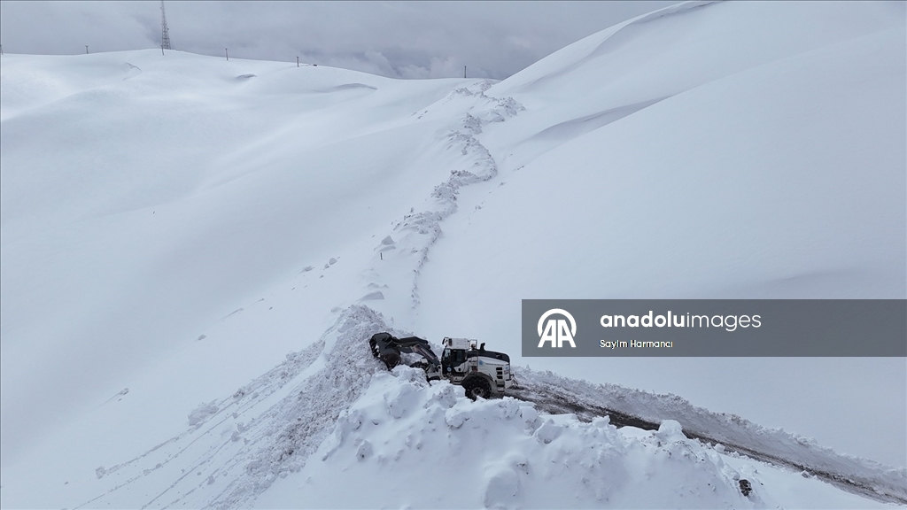Hakkari'nin bir tarafında bahar bir tarafında kış yaşanıyor