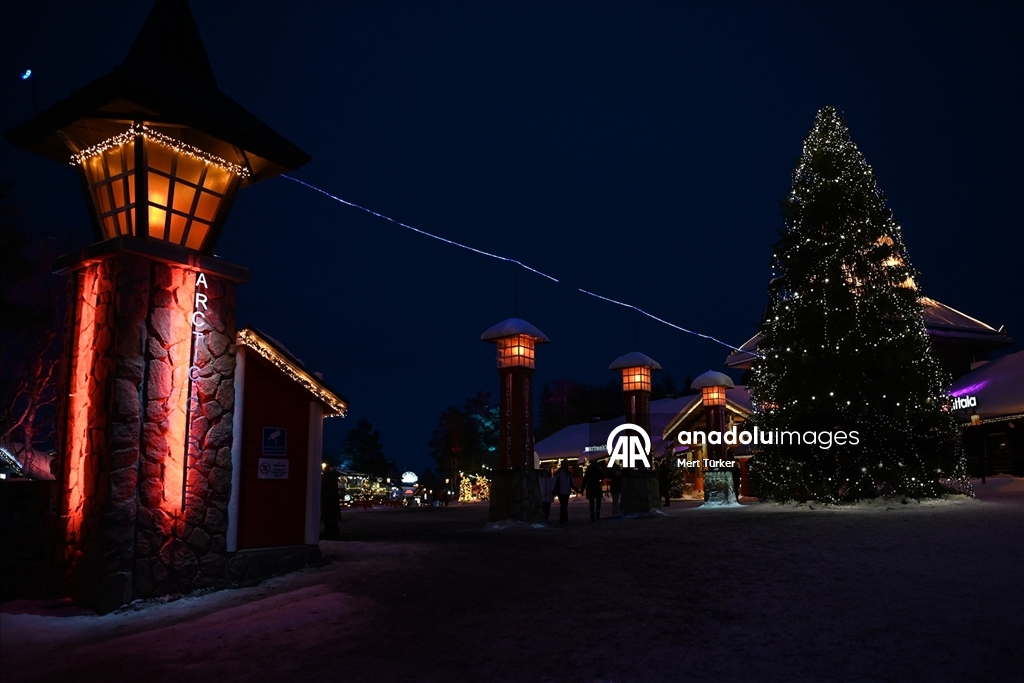 Kuzey Kutup Dairesi'nin üzerinden geçen masalsı Fin kenti