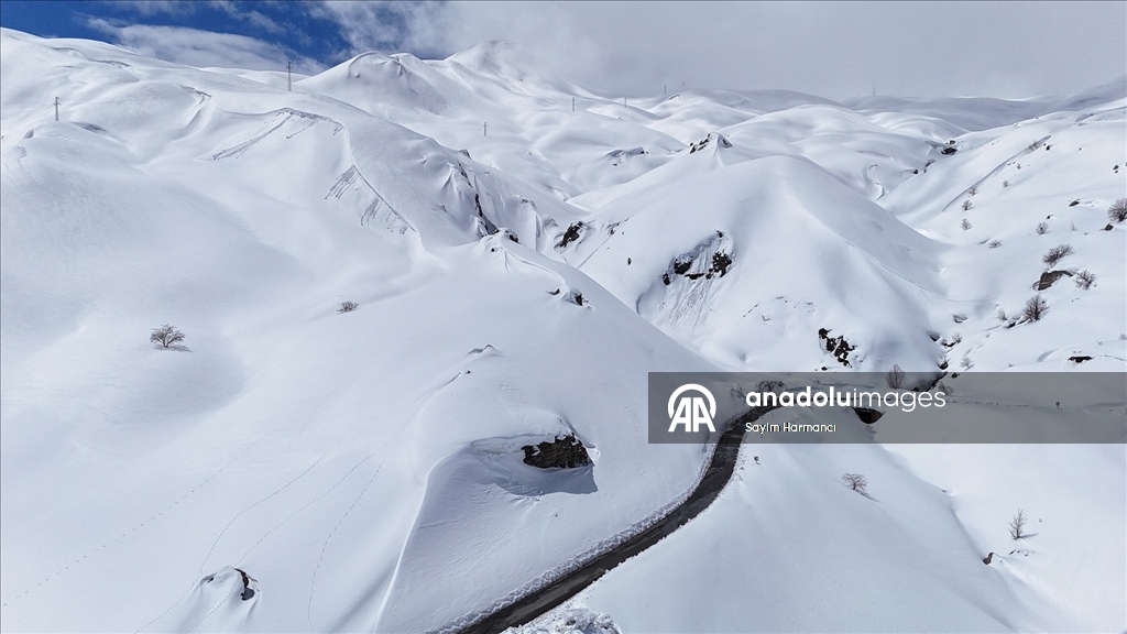 Hakkari'nin bir tarafında bahar bir tarafında kış yaşanıyor