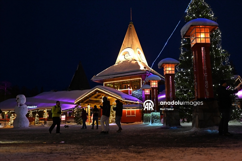Kuzey Kutup Dairesi'nin üzerinden geçen masalsı Fin kenti