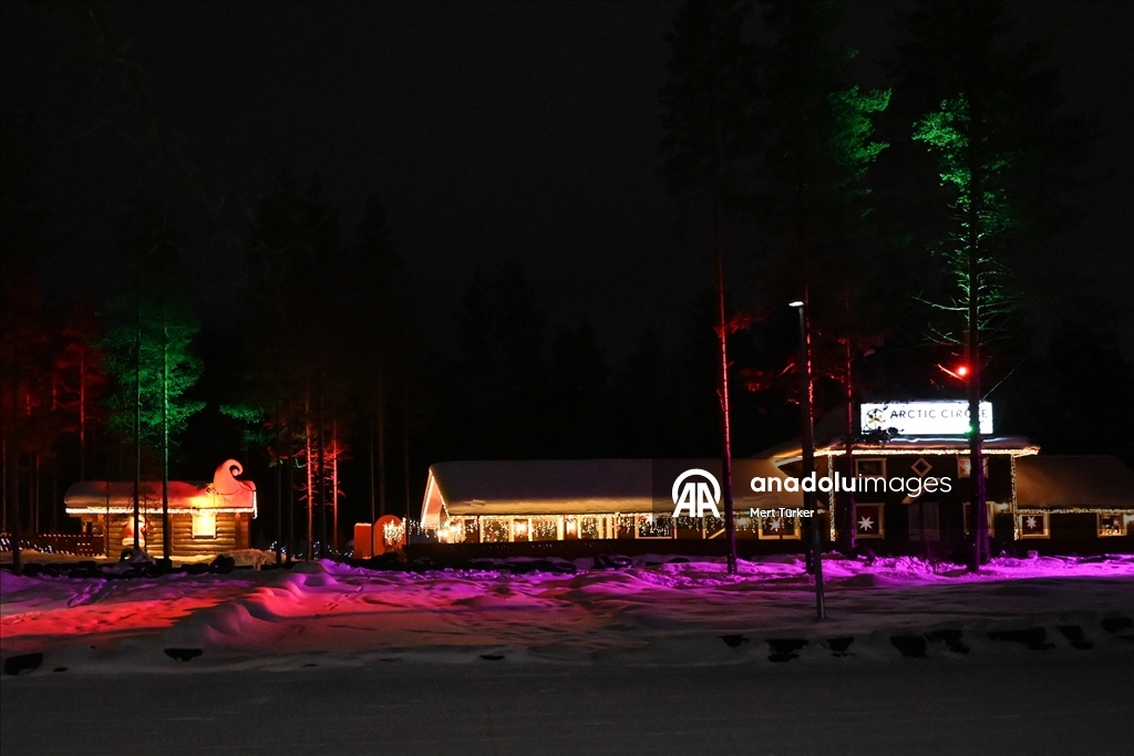 Kuzey Kutup Dairesi'nin üzerinden geçen masalsı Fin kenti