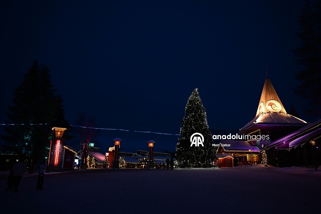 Kuzey Kutup Dairesi'nin üzerinden geçen masalsı Fin kenti