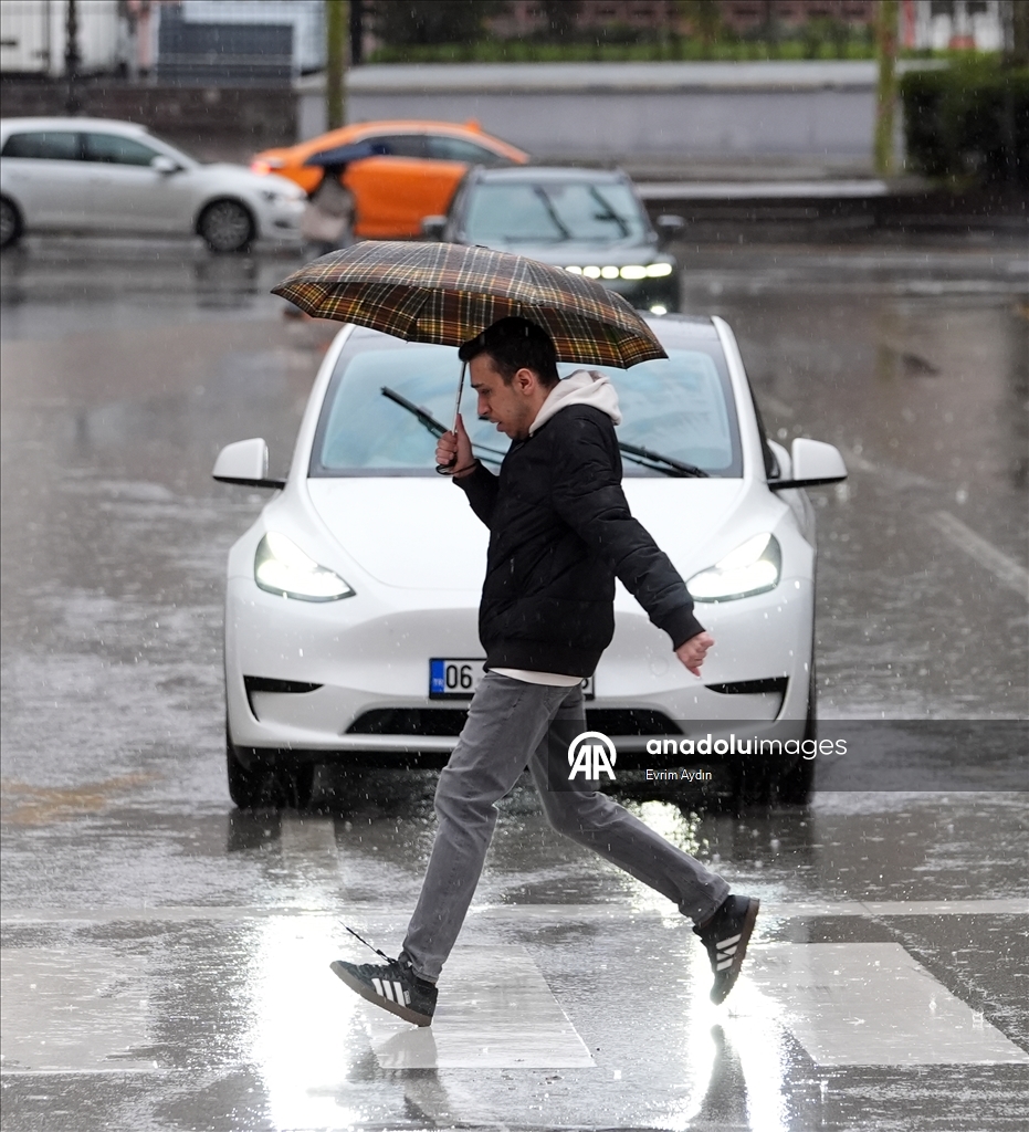 Ankara'da yağmur