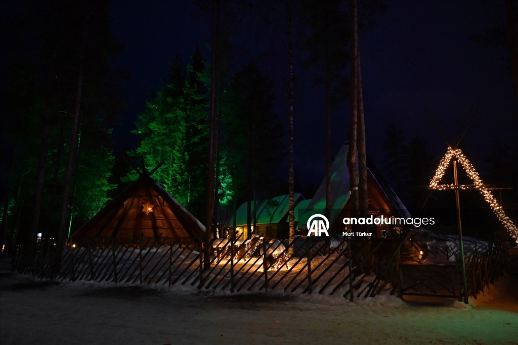 Kuzey Kutup Dairesi'nin üzerinden geçen masalsı Fin kenti