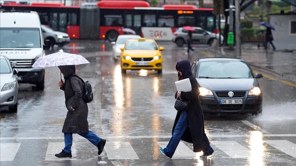 Ankara'da yağmur
