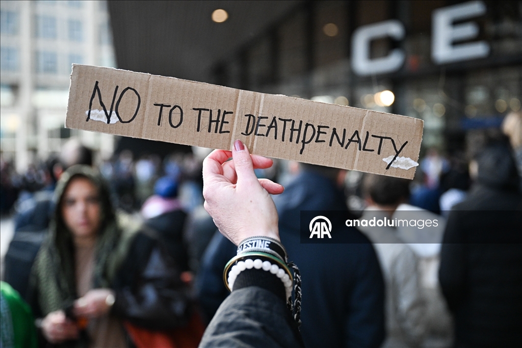 Протест в Роттердаме против закона Израиля о смертной казни для палестинцев 6