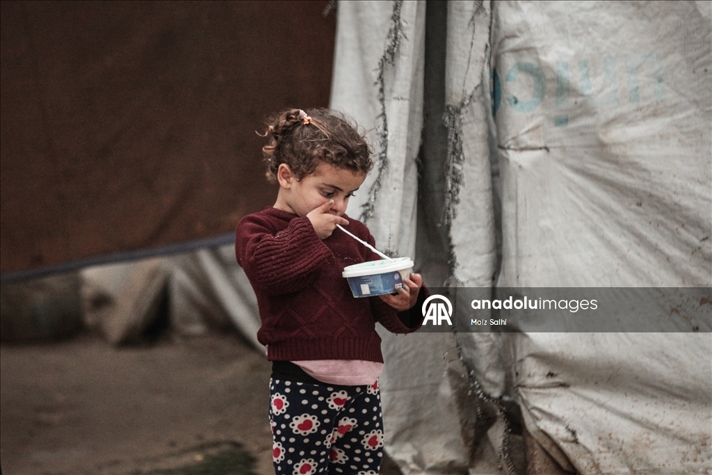 Повседневная жизнь в лагере беженцев Бурейдж в Газе