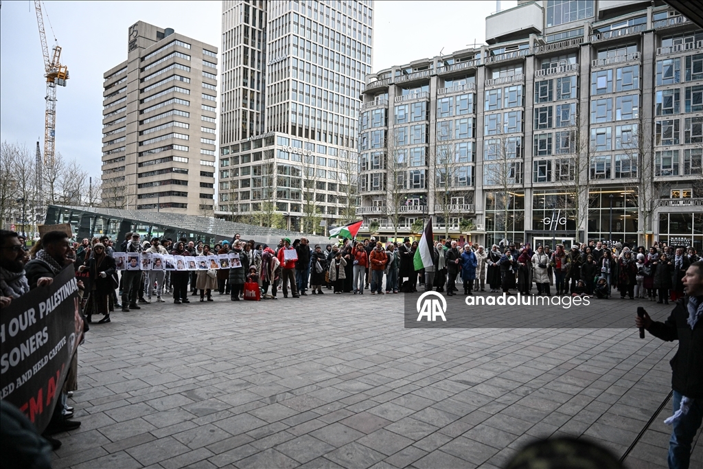 Протест в Роттердаме против закона Израиля о смертной казни для палестинцев 10
