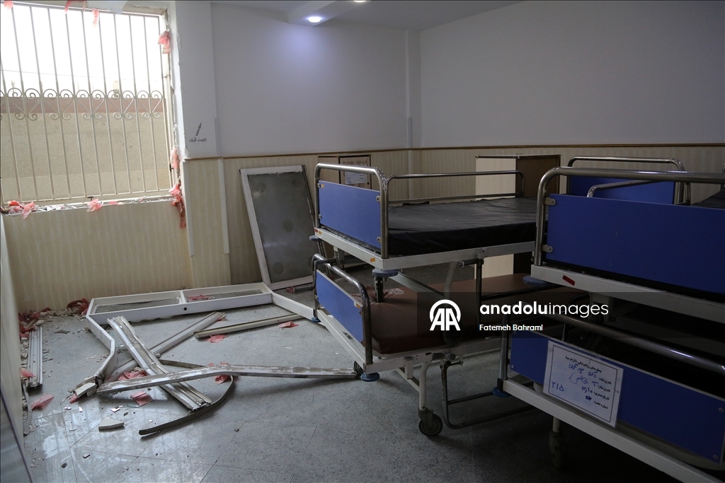 طهران.. الأناضول ترصد مستشفى عقب قصف أمريكي إسرائيلي