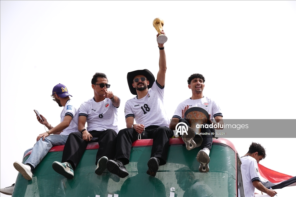 بغداد.. استقبال حافل للمنتخب الوطني