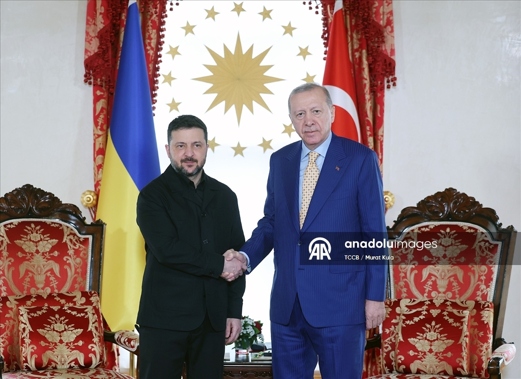 Cumhurbaşkanı Erdoğan, Ukrayna Devlet Başkanı Zelenskiy ile görüştü
