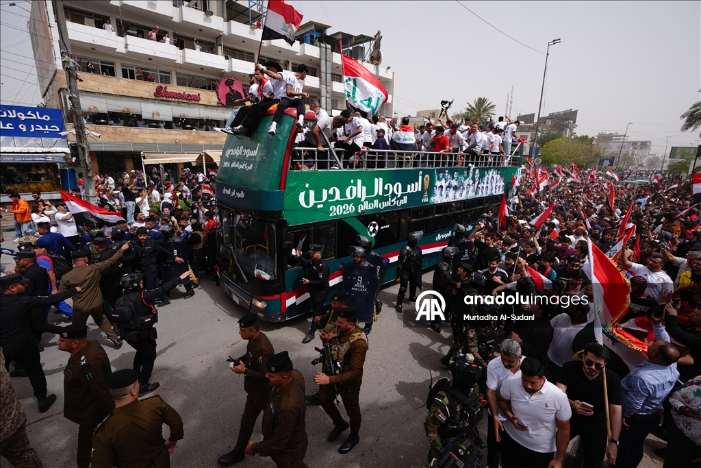 بغداد.. استقبال حافل للمنتخب الوطني