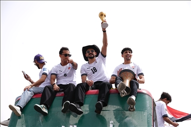 بغداد.. استقبال حافل للمنتخب الوطني