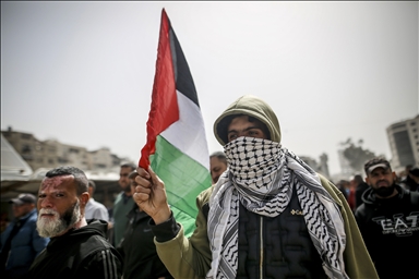 Protest held in Gaza against Israel’s death penalty law targeting Palestinian prisoners