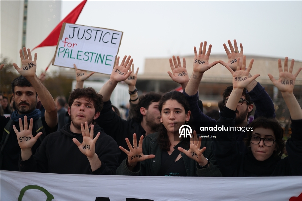 В Тель-Авиве прошла акция протеста против атак США и Израиля