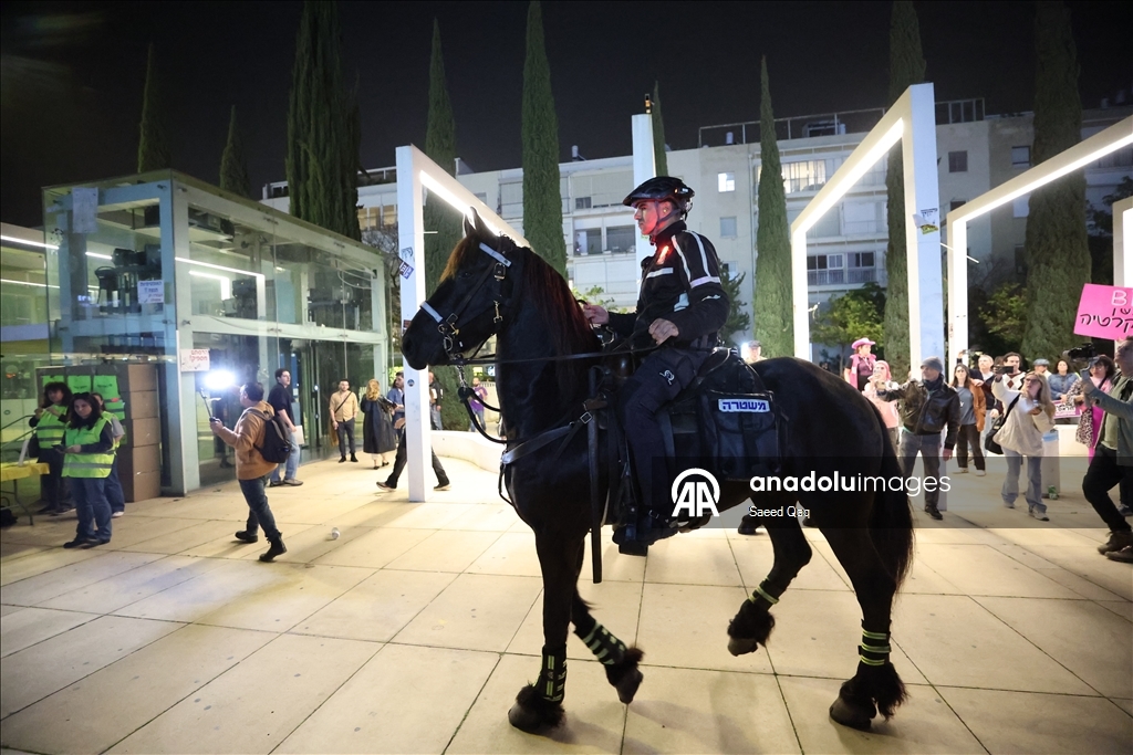 В Тель-Авиве прошла акция протеста против атак США и Израиля