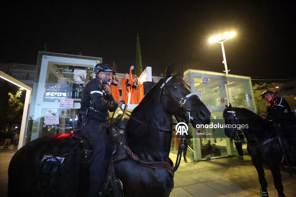 В Тель-Авиве прошла акция протеста против атак США и Израиля