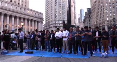 Iftar en solidaridad con los musulmanes e inmigrantes en Nueva York