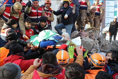 Mother and son rescued from rubble 101 hours after earthquakes in ...