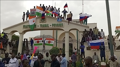 Niger’s junta supporters take to streets in capital Niamey - Anadolu Ajansı