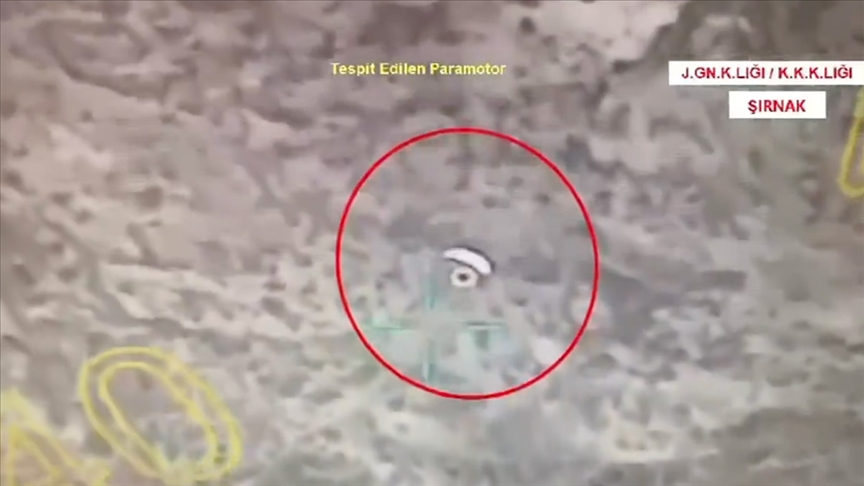 Şırnak'ta paramotorla saldırı hazırlığındayken etkisiz hale