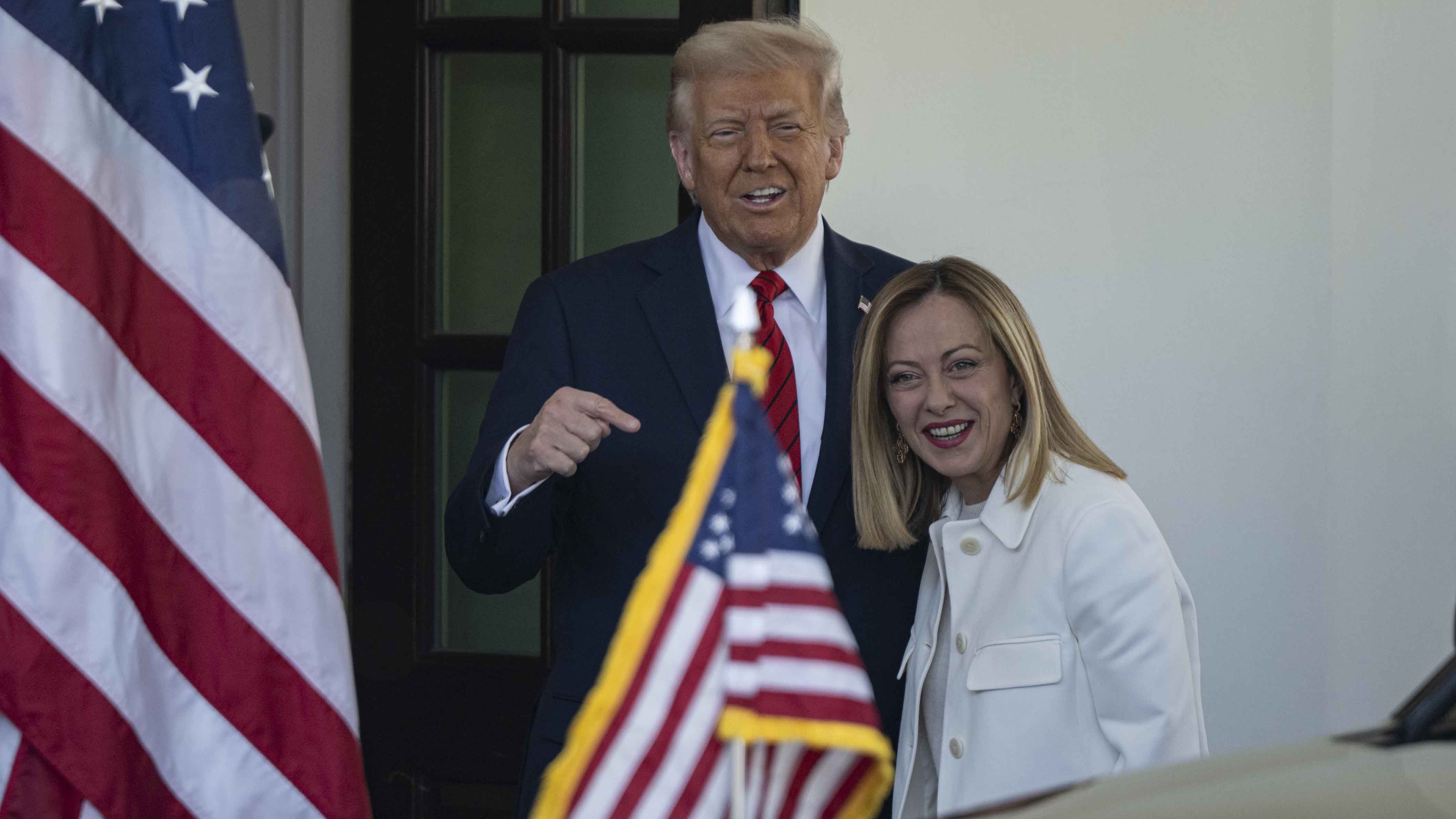 ABD Başkanı Trump, İtalya Başbakanı Meloni ile görüştü - Anadolu Ajansı