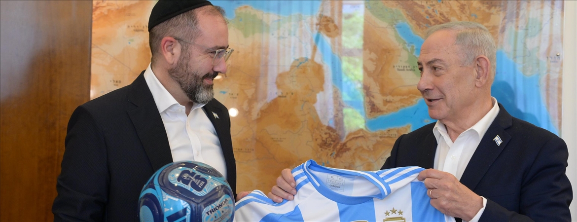 Netanyahu'dan Gazze saldırılarına tepki gösteren İspanya'ya karşı Dünya Kupası finalinde Arjantin'e destek