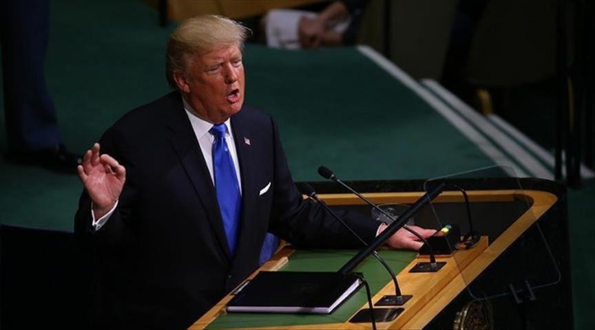 Trump warns of global disorder during first UN address