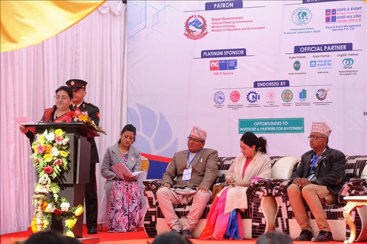 Nepal Pres. urges industry to tap into country's hydro potential