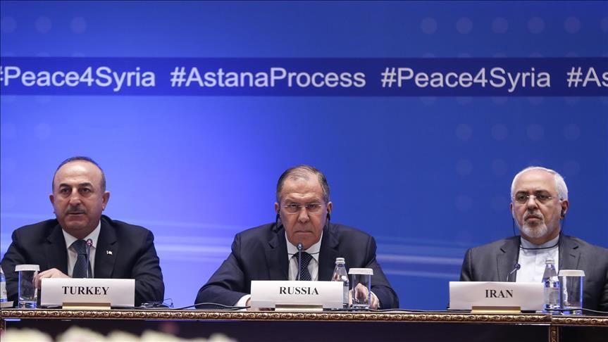 Turkish, Iranian, Russian FMs discuss Syria in Astana