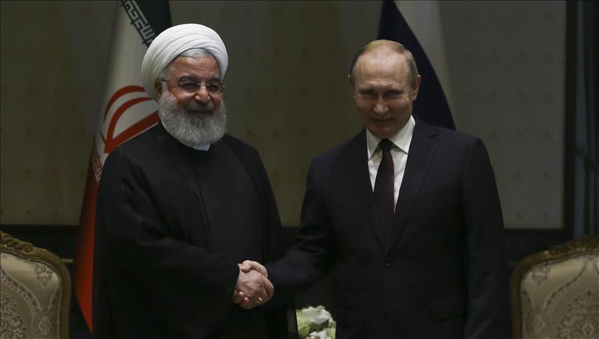 Putin, Rouhani discuss US-led airstrikes on Syria