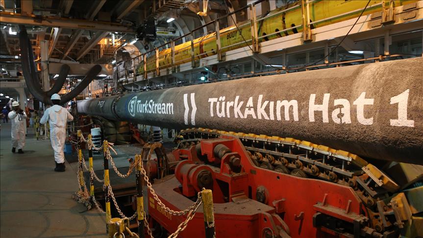 TurkStream's first line reaches Turkish shore