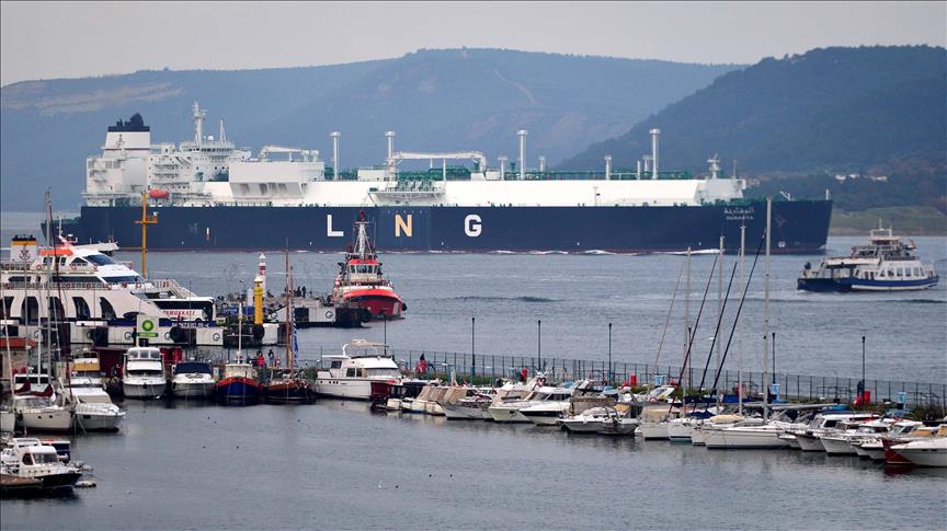 Algerian LNG vessel arrives in Turkey